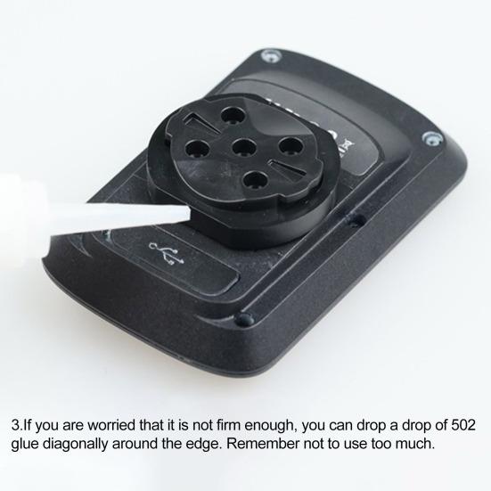 Bicycle Computer Holder Bicycle Computer Base Replacement Bike Computer Mount Repair Parts for Garmin Cycling Bicycle Attachments