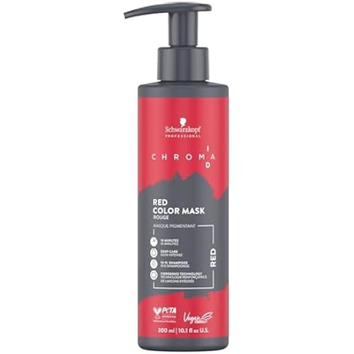 Masque de couleur semi-permanent - SCHWARZKOPF PROFESSIONAL - CHROMA ID - Rouge rubis - Vegan - Jusqu'à 15 shampooings