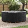Furniture Cover Black 244 x 244 x 85 cm 210D Oxford Fabric