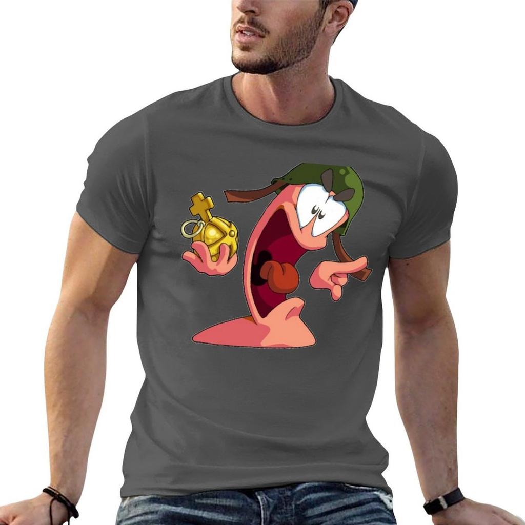 Worms Game Shirts Gaming Gamer TShirt High Elasticity Sports TShirt
