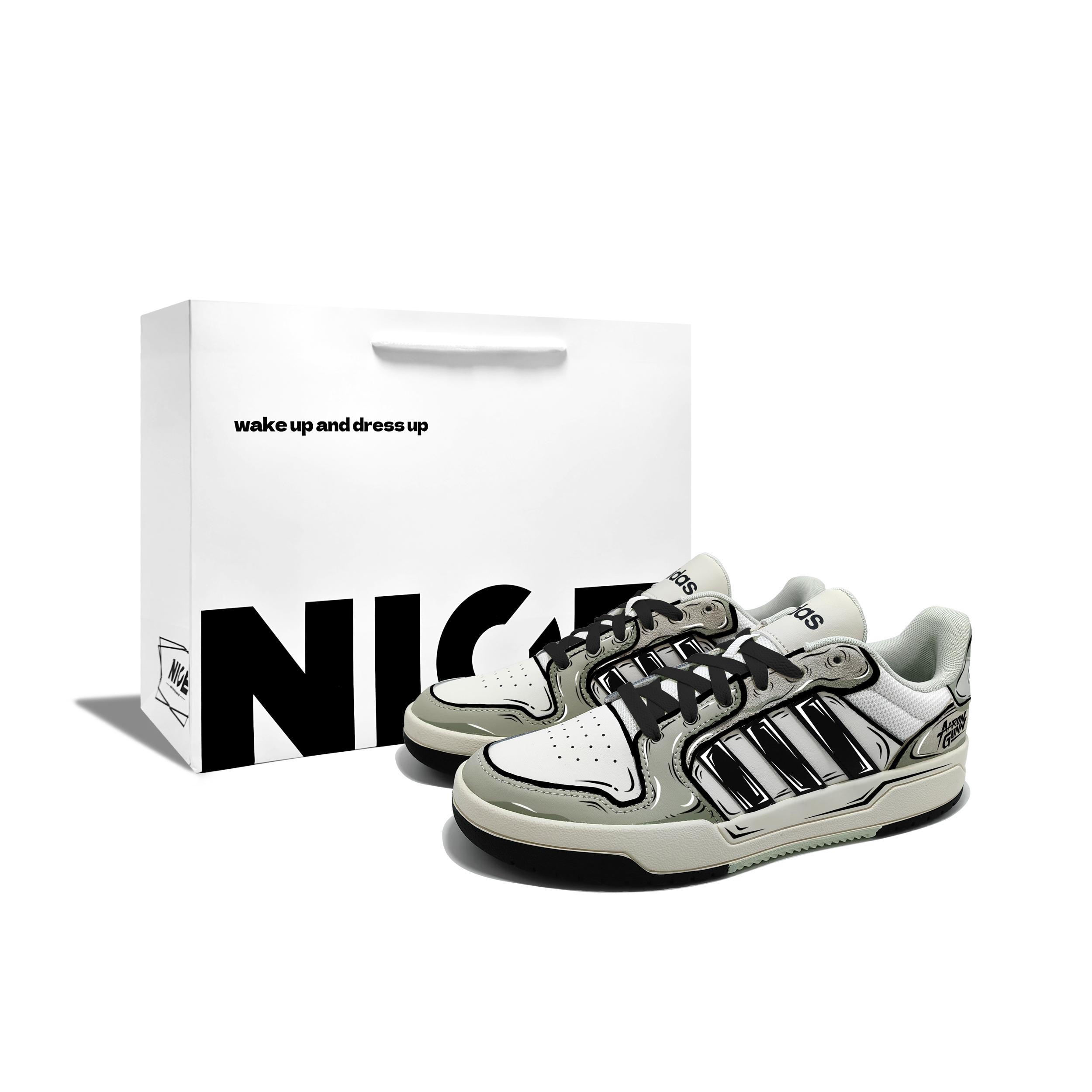 

Adidas ENTRAP Parallel World R Synthetic Leather Low top Skateboard Shoes Unisex Gray JI2546(Team1143-BOX) 36⅔