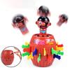 14CM Kids Funny Guessl Toy Large Pirate Barrel Novelty Toy Classics Gaes Intelligence Game for Children Lucky Stab Pop Up Toy