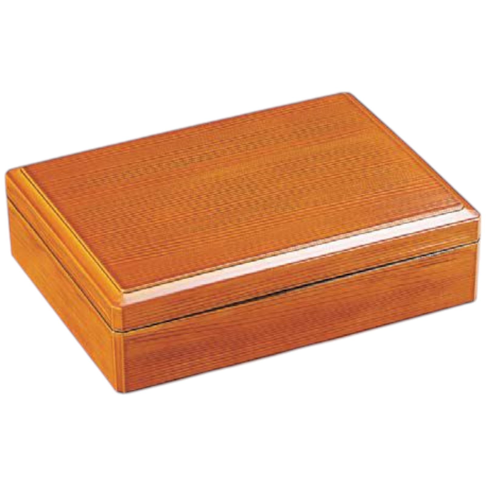 

Premium Nigiri Sushi Hegeme Jubako with Shunkei Black Lacquer Interior Made in Japan J-Kitchens Plate, 8-inch (Hegeme-shaped) (with Lid),