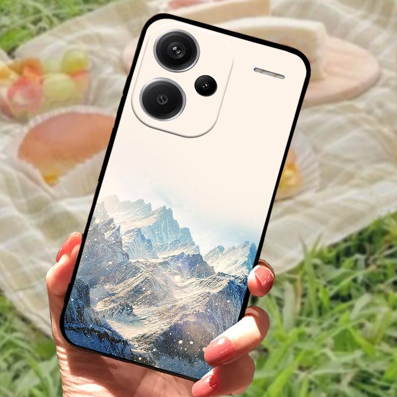 For Xiaomi Redmi Note 13 Pro Plus Cases Soft TPU Marble Phone Back On Redmi Note13 Pro+ Silicon Cover Note13Pro Plus 5G Funda
