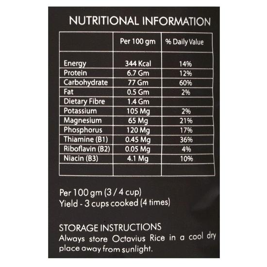 Octavius Classic Basmati-Reis | Langer Duftender Nicht-Klebender Basmati-Reis - 1 kg (2)