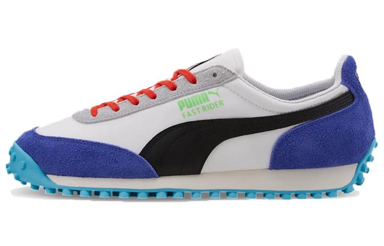Puma Fast Rider  Ride On - White Dazzling Blue  35.5