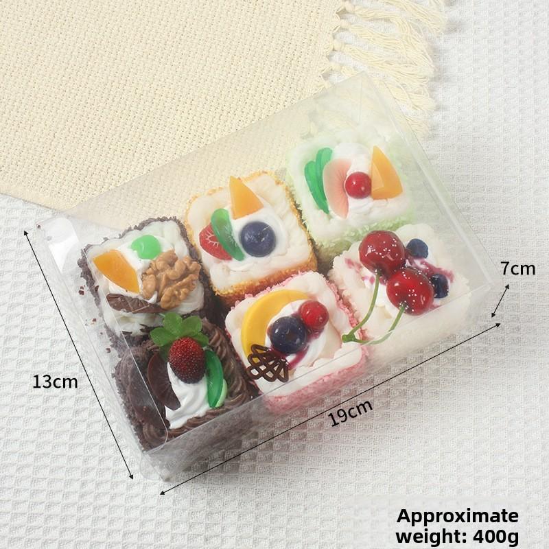French Cream Cake Miniature Toy With Magnet For Home Decor And Collection