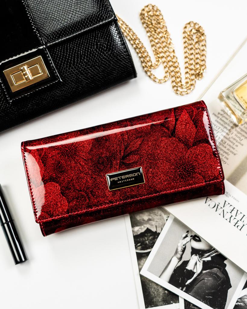 Women's wallet leather+PU PTN PS401-FDS-1664 Red