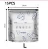 Zipper-style Thickened Aluminum Foil Sealed Cold Bag; Home Freezer Food Preservation Bag; Environmental Food Packaging Bag.