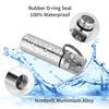 New Portable Waterproof Aluminium Metal Key Ring Pill Box Case Container Organizer Capsule Airtight Tablet for On The Go Storage