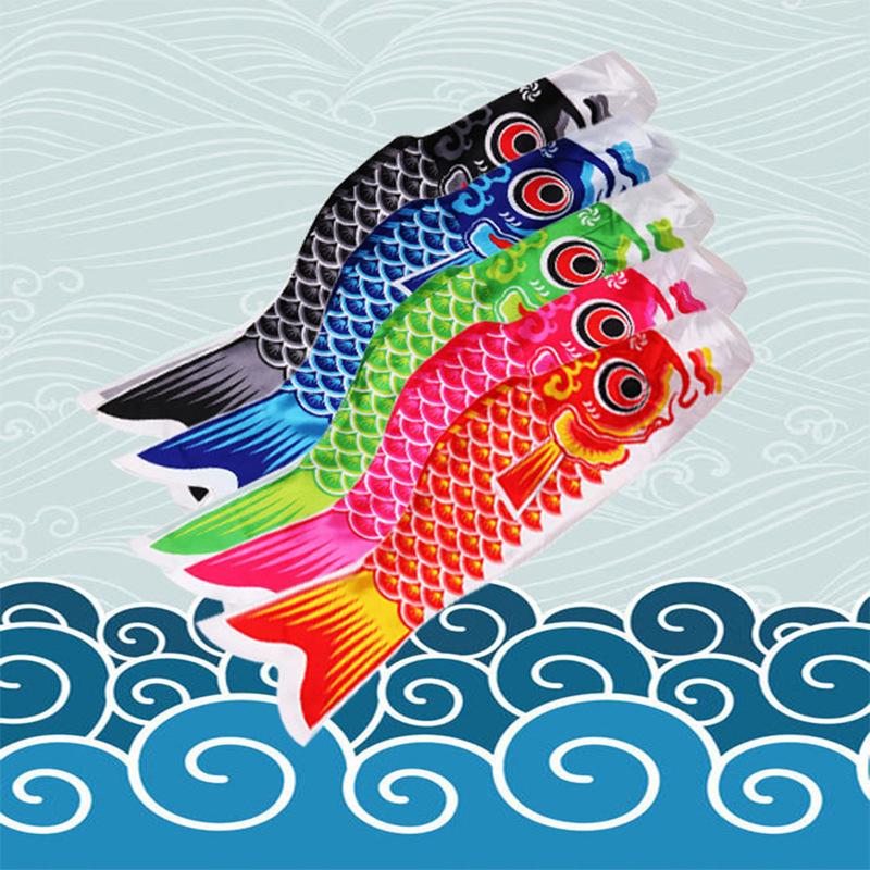 Colorful Japanese Style Windsock Carp Wind Sock Flag Mini Koinobori Gift Fish Wind Streamer Home