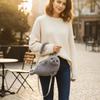 Borsa a Spalla Foca Morbida Soffice Carina Borsa Leggera per Telefono a Cartoni Animati Tessuto Peluche Tracolla Regolabile Borsa a Tracolla