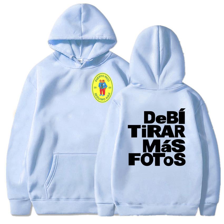 DTMF Debí Tirar Más Fotos 2025 Nové Album Mikiny Bad Bunny Slavný Zpěvák Mikiny Grafický Potisk Oblečení Dámská Mikina Dívky