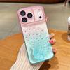 Gradient Point Diamond Colorful Peacock Soft Shockproof Phone Case For iPhone 17 Pro Max 15 14 13 16 Pro Max Bumper Back Cover