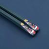 Cute Japanese-style Alloy Chopsticks with Pointed Anti-slip Sushi Tableware Household One Pair Colorful Kitchen Accessories