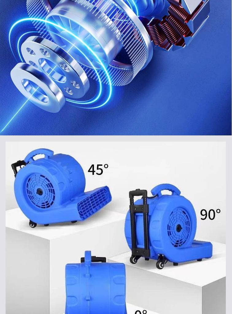 Powerful 3-Speed Electric Hot & Cold Floor Dryer for Home & Hotel Use