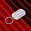 You Have My Heart Stainless Steel Dog Tag Keychain Romantic Couple Design Fashion Keyring Practical Lover Gift
