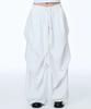 71TO96 Girdle Skirt Silhouette Pants (White)
