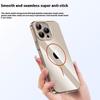 For iPhone 16 Pro Case Compatible with MagSafe Lens Frame Kickstand Clear PC Phone Cover