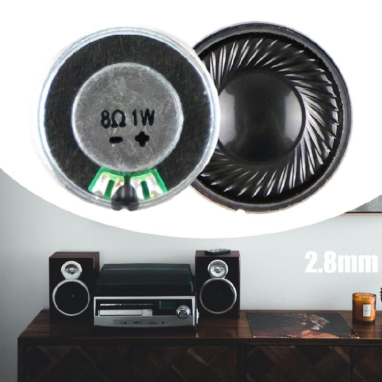 28mm Speakers Full Frequency Loudspeakers 8Ohm 1W Performances or Multimedia and Auditory Speakers Horn