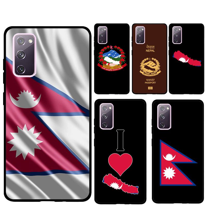 Nepal Flag Phone Case For Samsung Galaxy S25 Ultra S9 S10 S20 FE S21 S22 S23 Plus S24 Ultra Back Cover