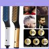 Geradebürste für kurzes Haar Multifunktionale Stylingbürste Elektrische Haarbürste für voluminöse Locken in Gold-, Weiß- und Rottönen