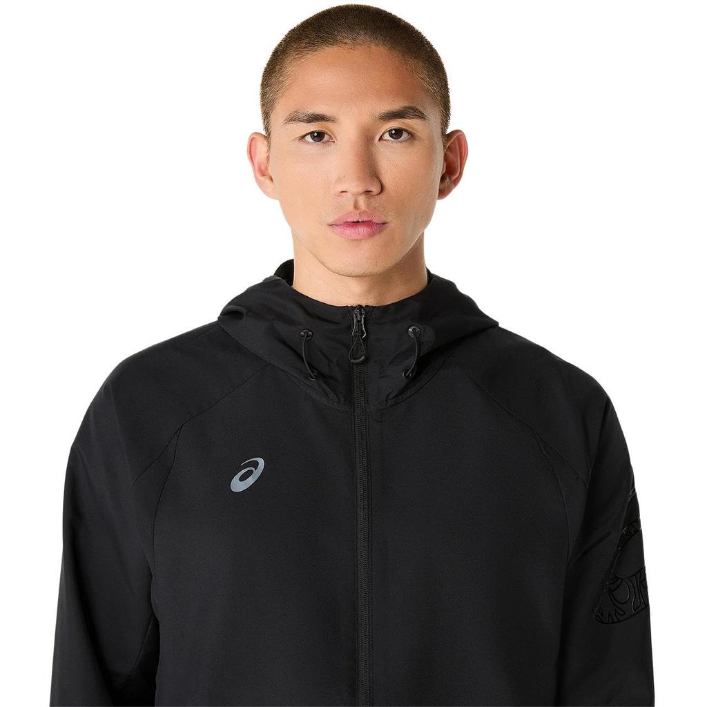 Training Wear Dry Actimotion Cross Hoodie Jacket 2031E980 Unisex Adult 001 2XL [ASICS] (Performance Black)