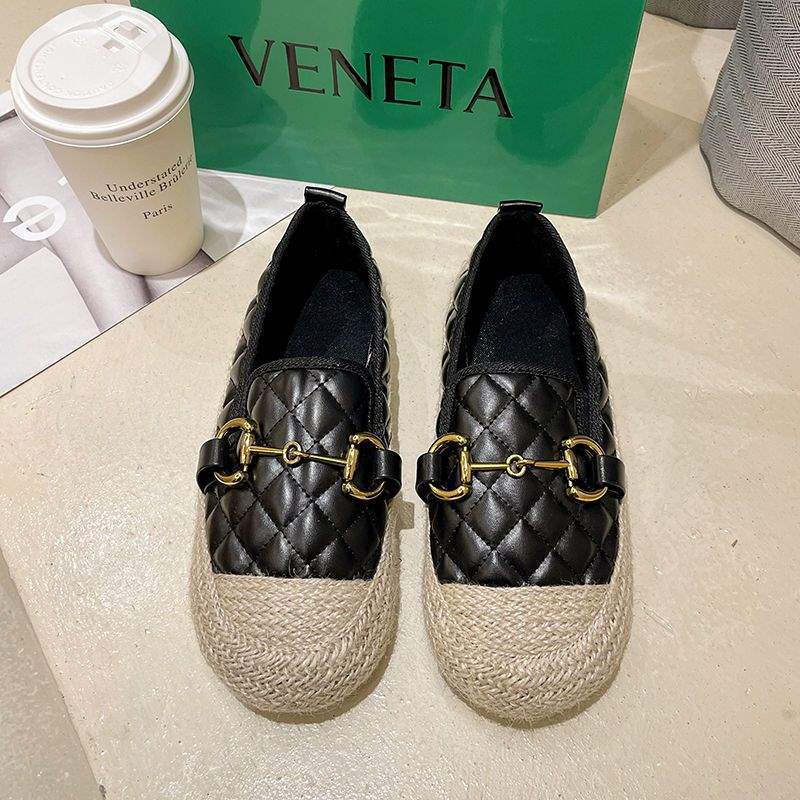 Xiaoxiangfeng fisherman shoes women's spring and autumn casual breathable one-pedal Doudou shoes flat lazy shoes