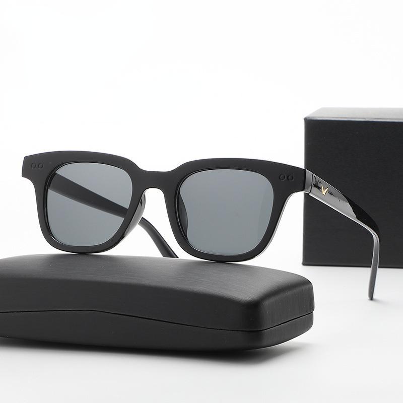 Sunglasses Men'S And Women'S Trendy Retro Color Transparent Glasses Square Frame Sunglasses Jelly Sunglasses