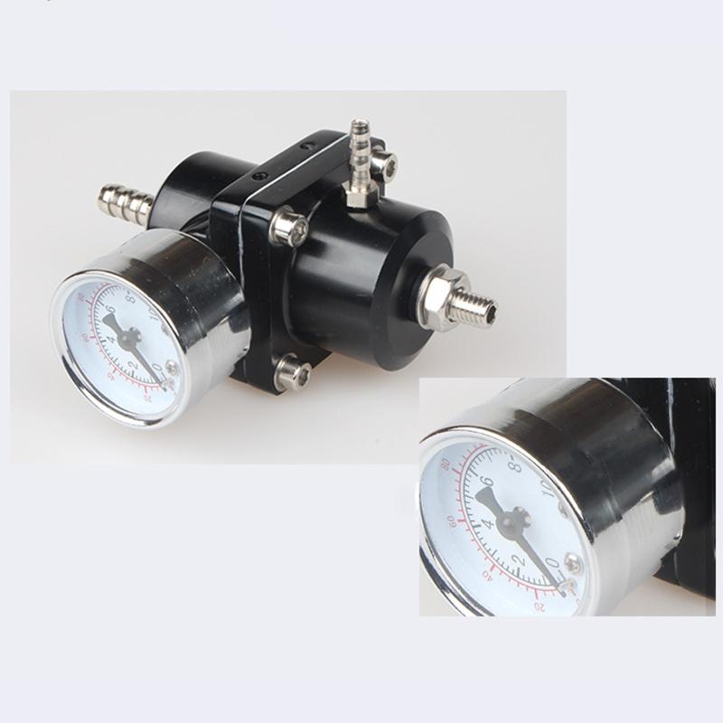 Adjustable Racing Fuel Pressure Regulator With Gauge Fuel Supercharger