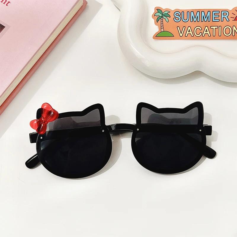 

New Children Fashion Sunglasses Cute Girl Cartoon Cat Sun Glasses Cute Baby Outdoor Shading Fashion Eyewear Uv400
