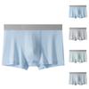 Men's Thin Breathable Boxer Briefs Youth Underwear Soft Stretch Waistband Lightweight Four-Point Design Comfortable Fit
