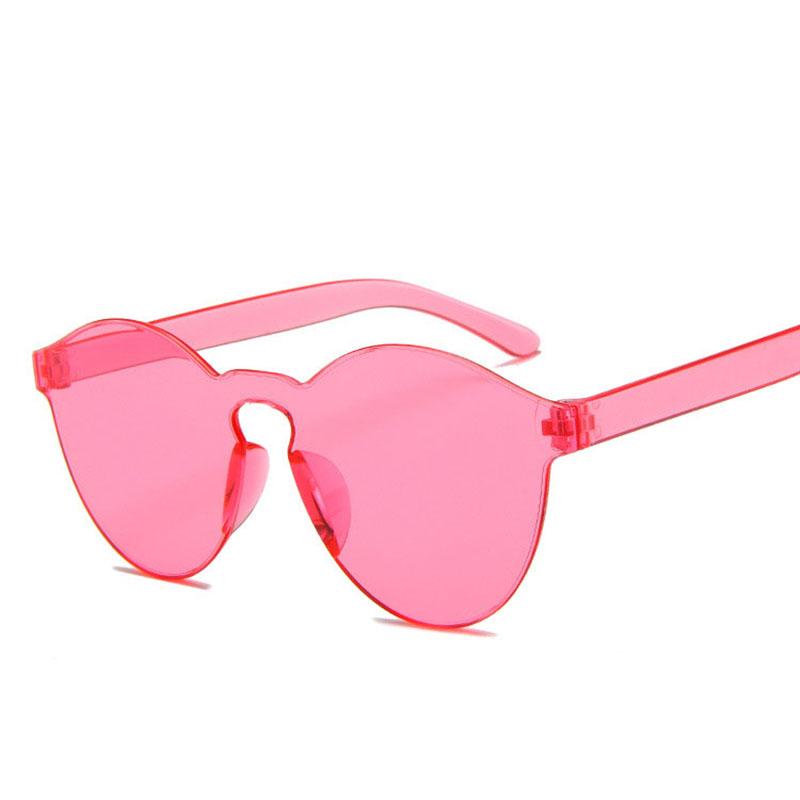 Candy Color Stylish Female Sunglasses European American Style Oval Shape Women Sun glasses Model Show Sunglasses for Women