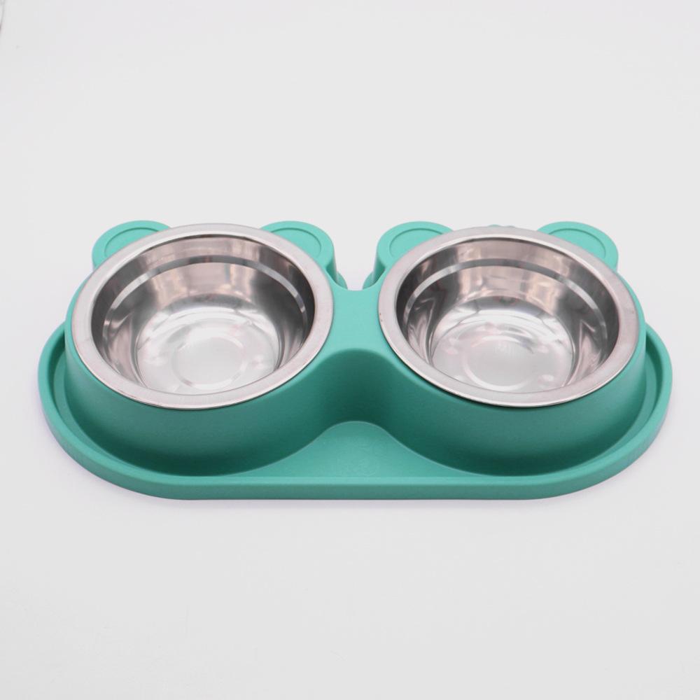 Miska dla kota podwójna miska zintegrowana miska dla kota przybory do karmy dla zwierząt miska na wodę miska na karmę dla kota miska na karmę dla kota miska na ryż miska dla szczeniaka pies