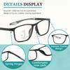 Progressive Multi-Focus Anti-Blue Light Reading Glasses Satisfying the Needs of Far and Near Use
