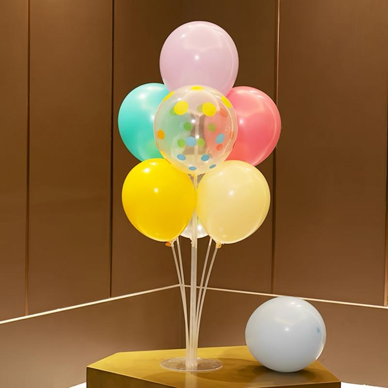 2pcs, Table Balloon Stand Holder Balloons Decorations, Home Room Scene Decor Accessory, Wedding Bridal Engagement Shower Graduat