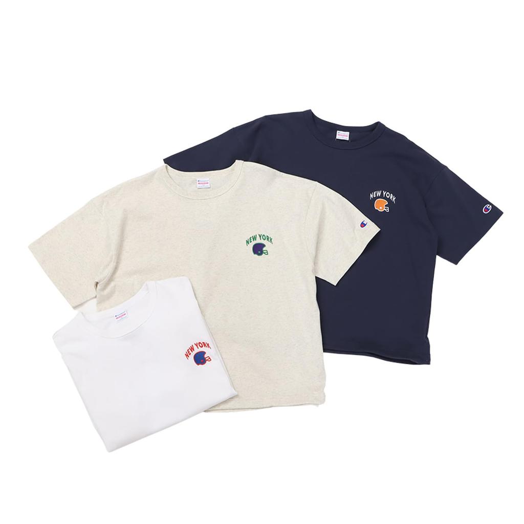 Champion Short Sleeve Loose Graphic Casual Kids' T-Shirt, 100% Cotton, Fit, Print, Style, Oatmeal, CK-Z326