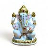 Siddhi Vinayak Ganesh Idol | Marble Dust Ganesh Idol | Ganesh Idol for Home Decor | 4.5 Inch Handmade Ganesh Statue