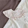 Ins Spring And Summer New Baby Gauze Large Lace Swallow Scarf Princess Palace Style Increased 360 Bib Baby Bib