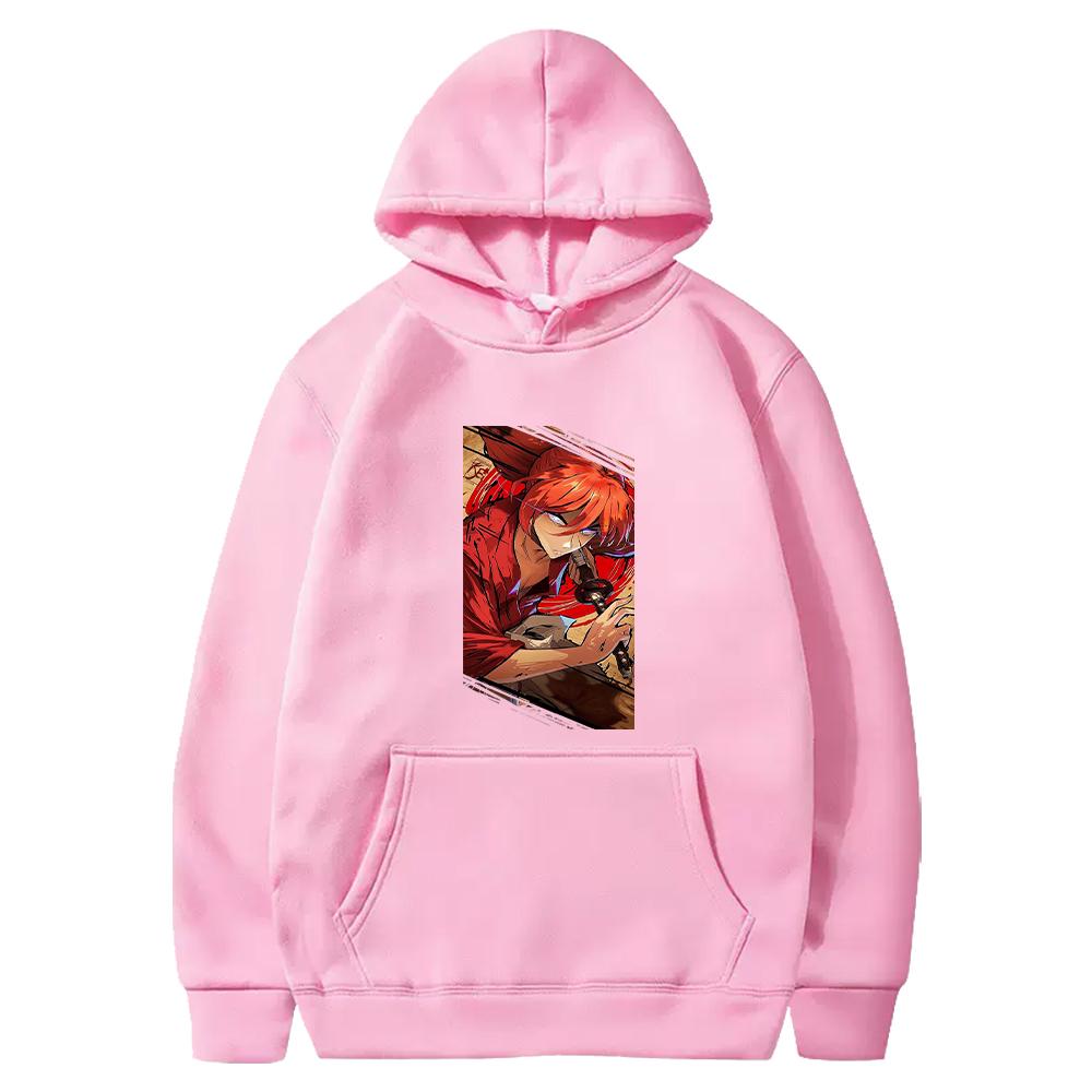 Hot Manga Rurouni Kenshin Hoodie Yagami Light Graphic Print Sweatshirt Men Unisex Clothing Long Sleeve Fleece Hooded Streetwear