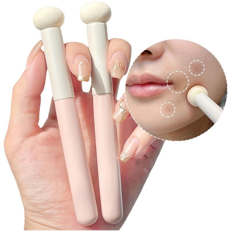1 Pack Soft Mushroom Head Foundation Brush - Multifunctional, Concealer Brush Set, Sponge Head, Portable Makeup Brush