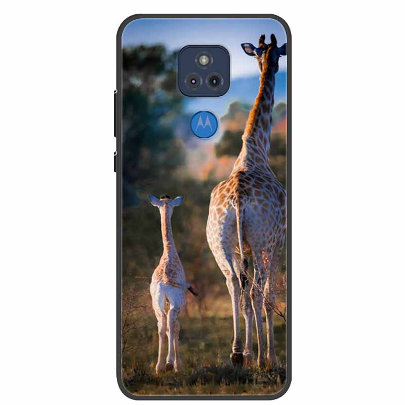 For Moto E7 Plus Case Bumper Silicone TPU Soft Phone Cover Case For Motorola E7 Plus Cartoon Funda E 7 Plus Shockproof Coque