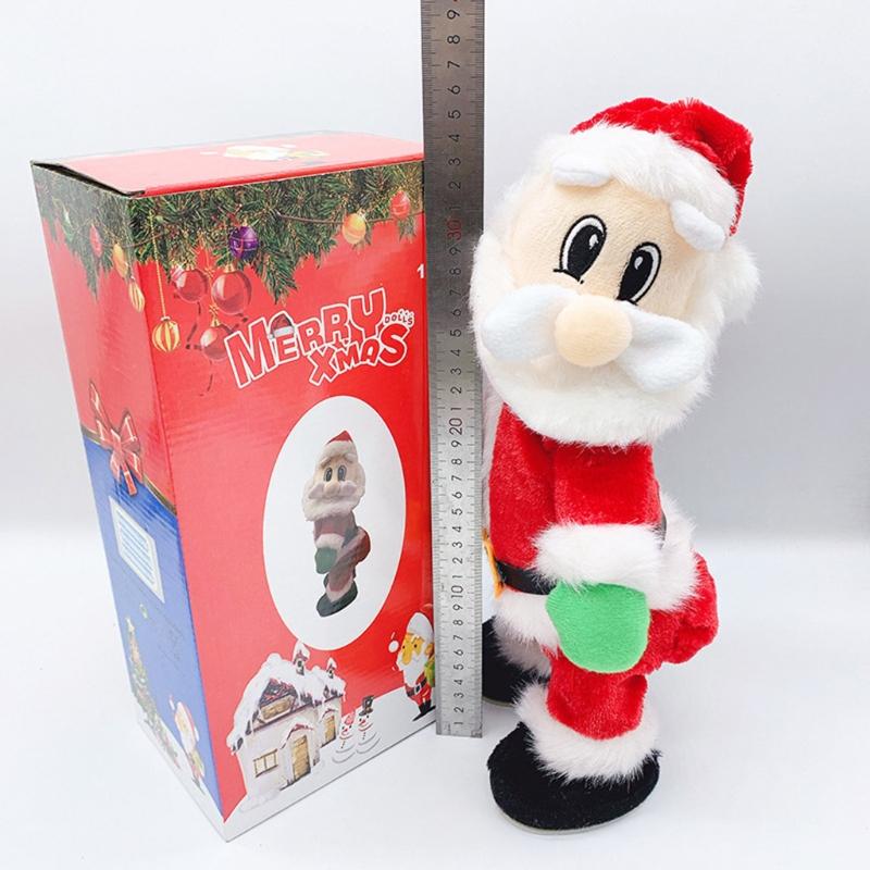 Cute Gift for Kids&Adults Plastic Toy Kids Game Electric Dancing Santa Claus Creative Supplies for Age 3 Kids/Adults