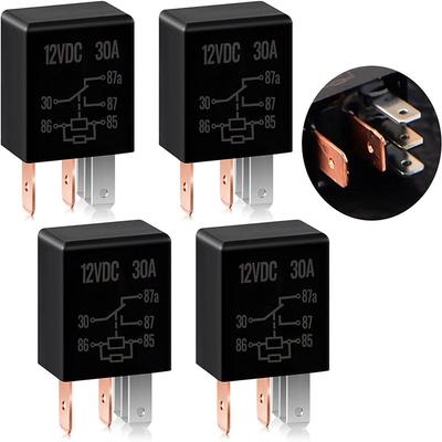 12v 30a Automotive Relays Relay Box 12v 5 Pin Relay 4pcs Relay