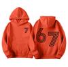 Men's Printed Hooded Long Sleeved Sweatshirt For Casual Sports Comfort
