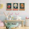 9pcs Retro Solar System Wall Art Nursery Space Pictures Retrospace Galaxy Wall Decor Outer Space Paintings Prints Sci-Fi Planet Posters for Boys