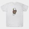 Herren Schwarzes T-Shirt mit Aufdruck Weißkopfseeadler No-Cut Transferpapier Druck Baumwoll-T-Shirt