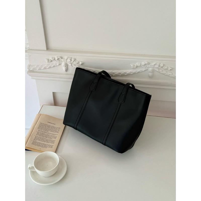 

Ретро и универсальная студенческая сумка для занятий, сумка через плечо для поездок на работу и повседневная сумка-тоут чёрный