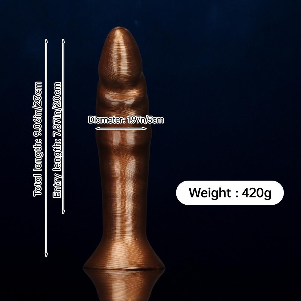 Mixed Color Curved Head Dildo Large Size Butt Plug Anal Dilator Masturbator Sex Toy 18+ Realistic Penis Big Dick