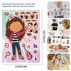 Gabby Cat Dolls Cartoon Stickers Birthday Party Decoration Diy Sticker Luggage Guitar Waterproof Graffiti Baby Shower Kids Toys*
